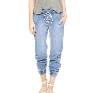 Bella Dahl Chambray Pocket Jogger Pants 